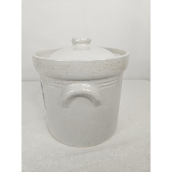 Cookies Pfaltzgraff USA Ceramic Stoneware Cookie Jar w Lid Pottery 7" - Picture 4 of 8